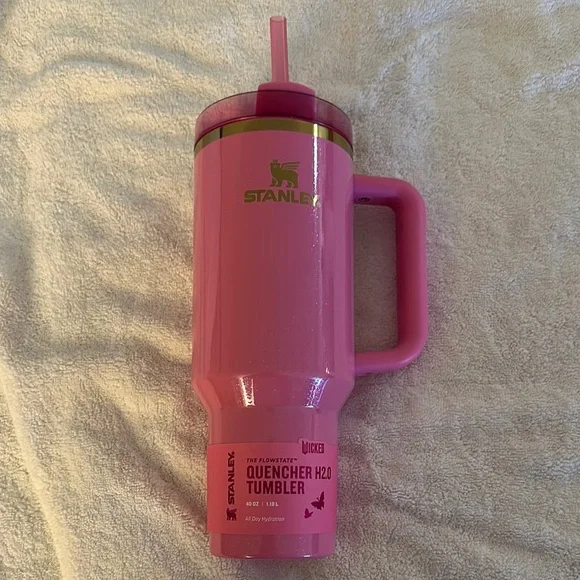 Wicked Stanley Pink Quencher Tumbler with Handle - Picture 2 of 5